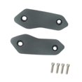 thumbnail image 2 of LOVIVER 2 Pieces Motorcycle Mirror Block Off Plates Decoration Rearview Mirror Parts Gray, 2 of 8