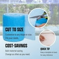 thumbnail image 3 of Premium Aquarium Filter Media Pad - Cut-to-Fit Roll, Fresh and Saltwater Safe, Blue & Dye-Free Options, Made in USA (Blue Bonded, 12"x120" (10 ft) x0.75), 3 of 10
