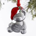 thumbnail image 5 of Adorno para árbol de Navidad, colgante de aleación creativo, fiesta de Navidad personalizada, 5 of 5
