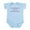 Sky Blue, variant on CafePress - Sweet ADELINE Infant Bodysuit - Baby Light Bodysuit, Size Newborn - 24 Months