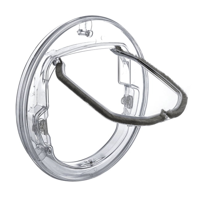 Controllable Door Round Hole Transparent Cats And Lid Two Way For Small And Cats Easy Installation Stable Structure