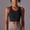 #0492-Black, variant on Womens Fixed Cup Wireless No Underwire Bras Push Up Supportive Tshirt Seamless Comfortable Full Coverage Bralettes