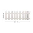 thumbnail image 3 of Weloille Base Garden Fence 1Pc, Detachable Lawn Guardrail Vegetable Fence, Weather Resistant Easy Install Landscape Border, Decorative Fencing for Patio Yard Vegetable Garden Flower Bed, 3 of 5
