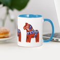 thumbnail image 4 of CafePress - The Swedish Horse Mug - 11 oz Ceramic Mug - Novelty Coffee Tea Cup, 4 of 6