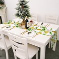 thumbnail image 3 of asddcavvf Petit Drapeau de Table Frais Printemps et Été Nappe en Lin Imprimé Fleurs 6, 3 of 6