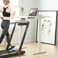 thumbnail image 3 of Gymax Bureau Électrique Debout Réglable en Hauteur Double Moteur Blanc, 3 of 10