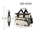thumbnail image 3 of FORMRS Insulated Cooler Bag 24 Cans Capacity Soft Leakproof Lunch Box with Side Pockets, Halloween Black Pumpkins, 3 of 7