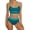 Mint Green, variant on Women Bathing Suits 2 Piece Women High Cut Bikini Sets String Sexy Swimsuit Two Piece Underwire Bathing Suit Cheeky Cut Out Cute Swimwear(Black,XL)