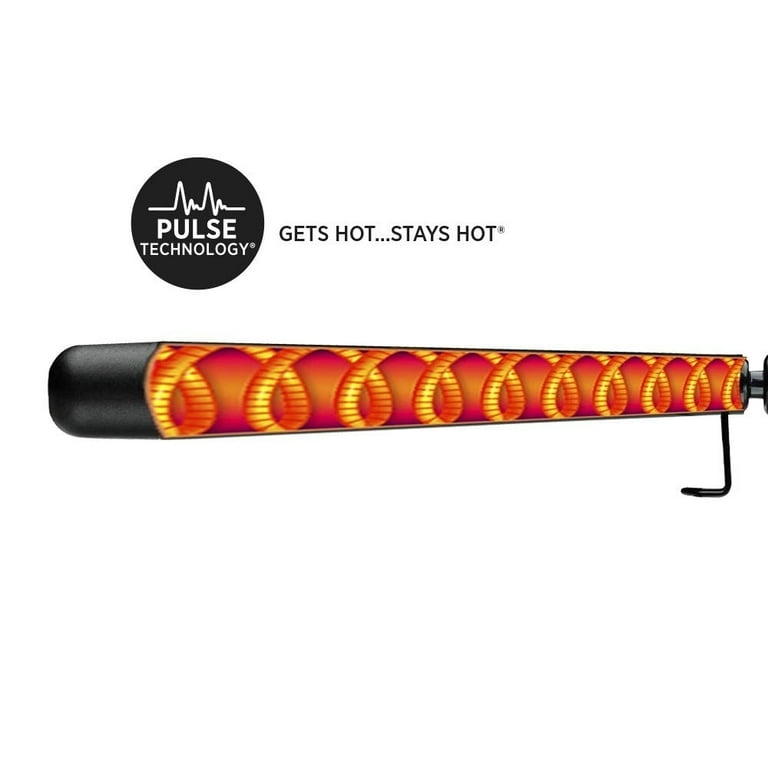 Hot tools reverse tapered curling clearance wand