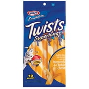 Kraft Snackables: Mozzarella & Cheddar Super Long 10 Ct Cheese Twists, 11.3 oz