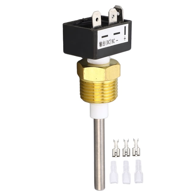 Uadme Sensor De Nivel De Tanque De Agua, 1/2 NPT Sensor De Nivel De Líquido Normalmente Cerrado para Generador Diesel 5‑35 VCC