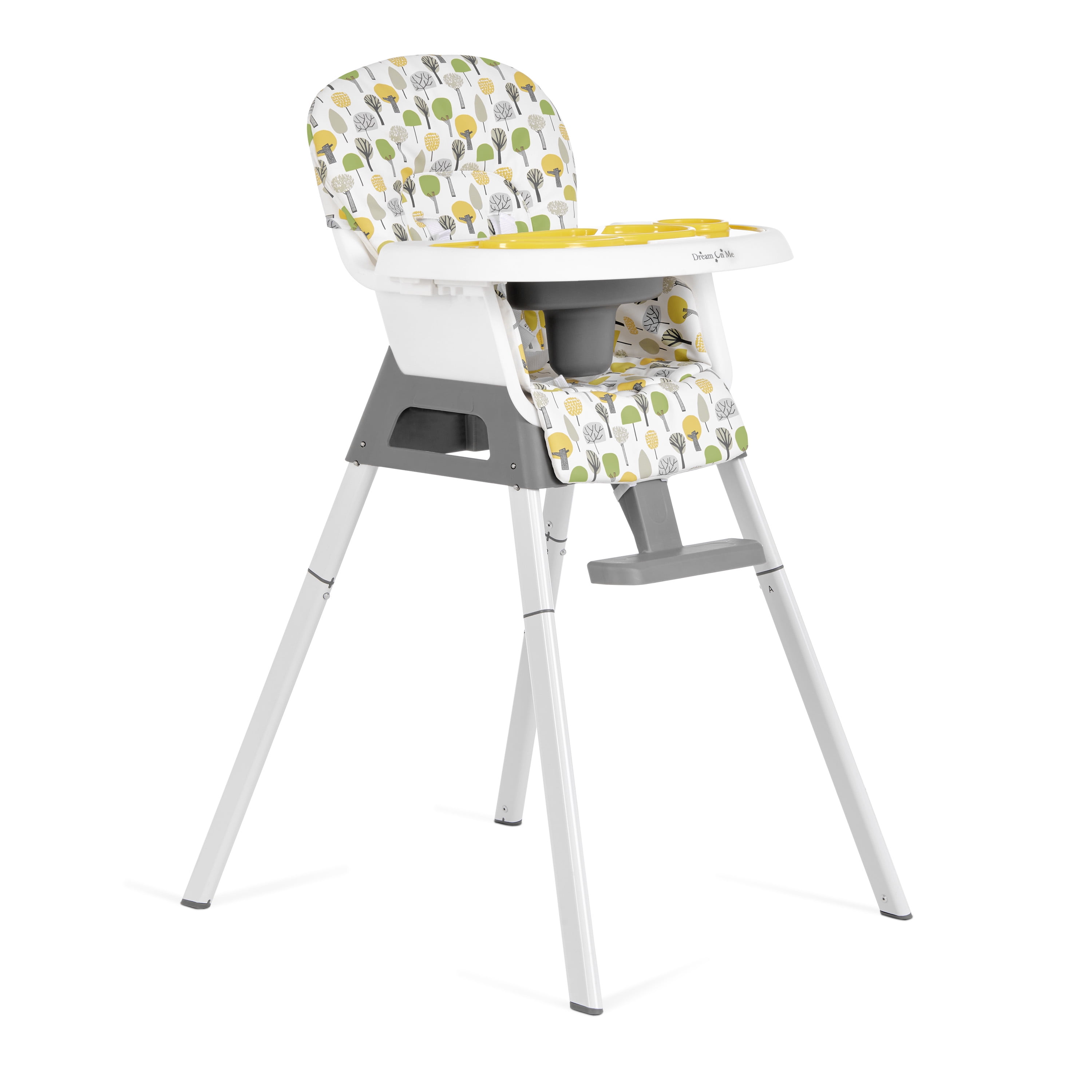 Dream On Me Lightweight & Convertible Curio Sit N Seek High Chair , Lime
