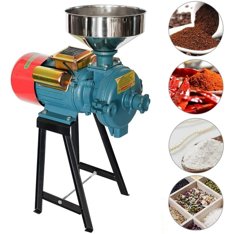 NAIZEA Grain Mills Electric Grain Grinder Mill, 3000W Corn Mill Grinder,  110V Flour Mill Wheat Grinder Rice Mill Machine, Feed Mill Dry Cereals