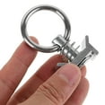 thumbnail image 3 of Soimiss 6pcs Stainless Steel Tie Down Fitting Stable Ring for Installation in Silver Simple Design, 3 of 8
