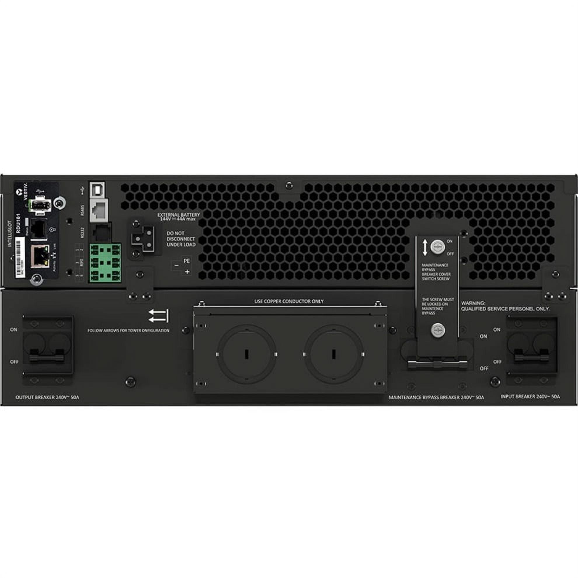 Vertiv Liebert GXT5 UPS - 6kVA/6kW/208 and 120V | Online Rack Tower Energy Star GXT5-6000MVRT4UXLN
