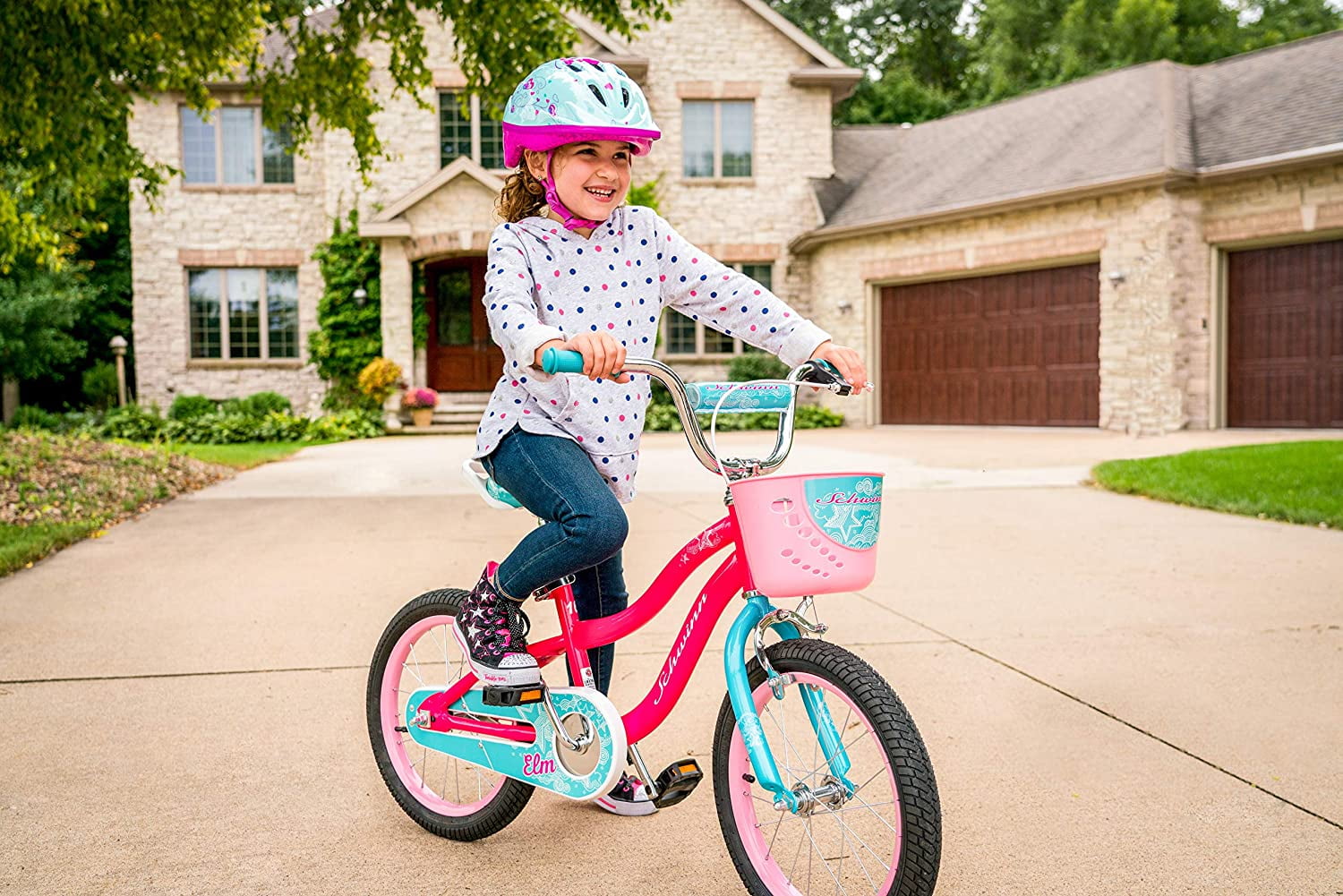 Schwinn Elm Girls Bike for Toddlers and Kids 