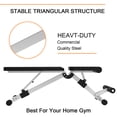 thumbnail image 6 of Foldable Adjustable Weight Bench, Antique Black Metal, Exercise Fitness Bench 880lbs - YAGUD, 6 of 8