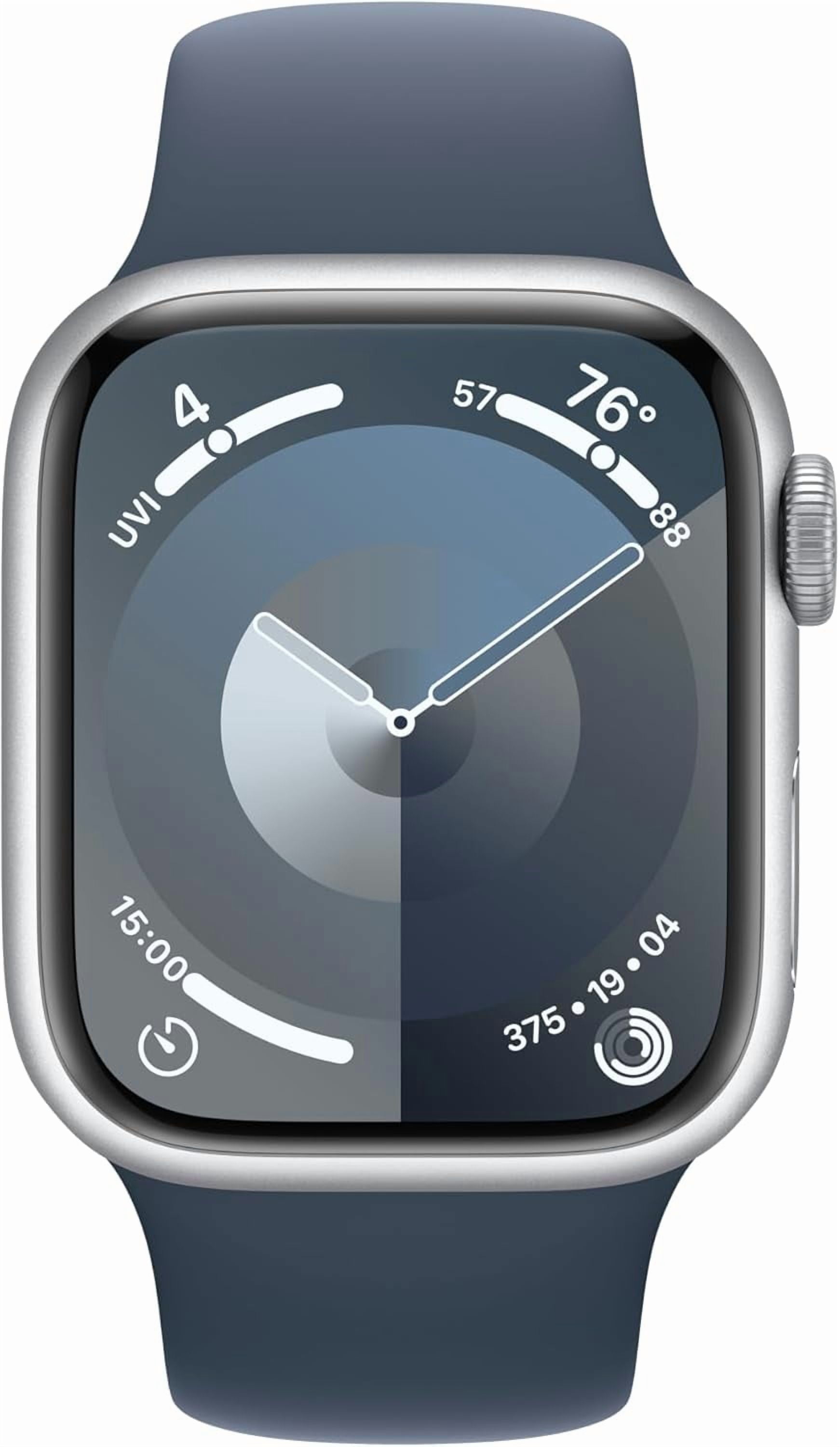 Apple Watch Series 9 GPS 45mm, Midnight Aluminum Case with Sport