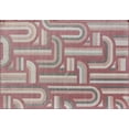 thumbnail image 2 of Elizabeth Sutton VE15D At First Blush Geometric Modern Burgundy Area Rug, 2'0" x 4'0", 2 of 6