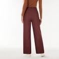 thumbnail image 5 of Abomasnow Women's Dressy Jeans Pants Pants High Waisted Straight Wide Leg Pants Work Office Business Casual Slacks Pants with Pockets, 5 of 7