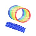 thumbnail image 1 of Walson 10Pc Kindergarten Teaching Aid Sport Hopscotch Fun Game Jumping Ring 38cm, 1 of 9