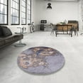 thumbnail image 3 of Ahgly Company Tapis d'Intérieur Rectangle Mid-Century Moderne Gris Nuageux Zone Orientale, 7' x 10', 3 of 6