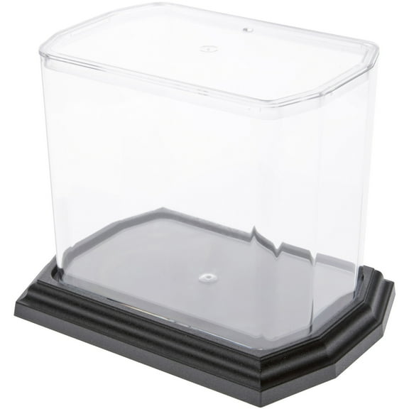 Pioneer Plastics Clear Plastic Desktop Aquarium with Base, 5.75" W x 3.75" D x 5" H, Pack of 2