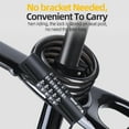 thumbnail image 2 of Bike Locks,Lock Lock Cable 5 Combination Lock Bike Locks Lock 5 Resettable Combination Cable Lock Ebike Coiled Cable Lock, 2 of 7