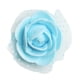 thumbnail image 1 of 100 rosas artificiales de espuma para bodas, fiestas y eventos en casa. Azul claro, 1 of 5