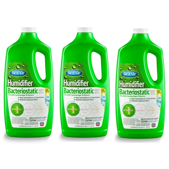 BestAir 3BT Original BT Humidifier Bacteriostatic Water Treatment, 32oz 3 Pack