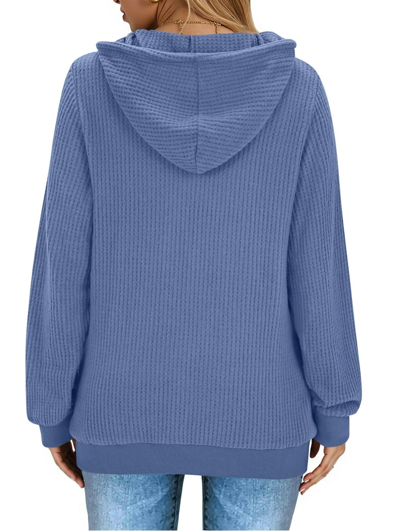 Sweat à Capuche Afends Pour Femme - Taille 8 - Jaune Doublure Polaire - Coton Avec Logo