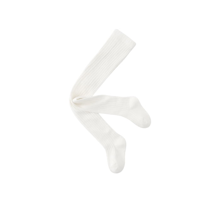 Collants Fins Unis pour Fille, Leggings Confort, 1 à 10 Ans, Blanc