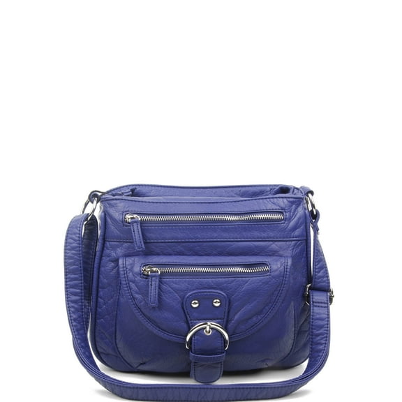 The Lorie Women Crossbody Bag by Ampere Creations - Navy Blue