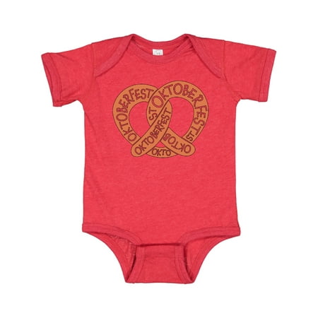 

Inktastic Oktoberfest pretzel Gift Baby Boy or Baby Girl Bodysuit