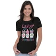 thumbnail image 3 of Cute Funny Easter With My Gnomies Womens Slim Fit Graphic Tee Brisco Brands S, 3 of 5