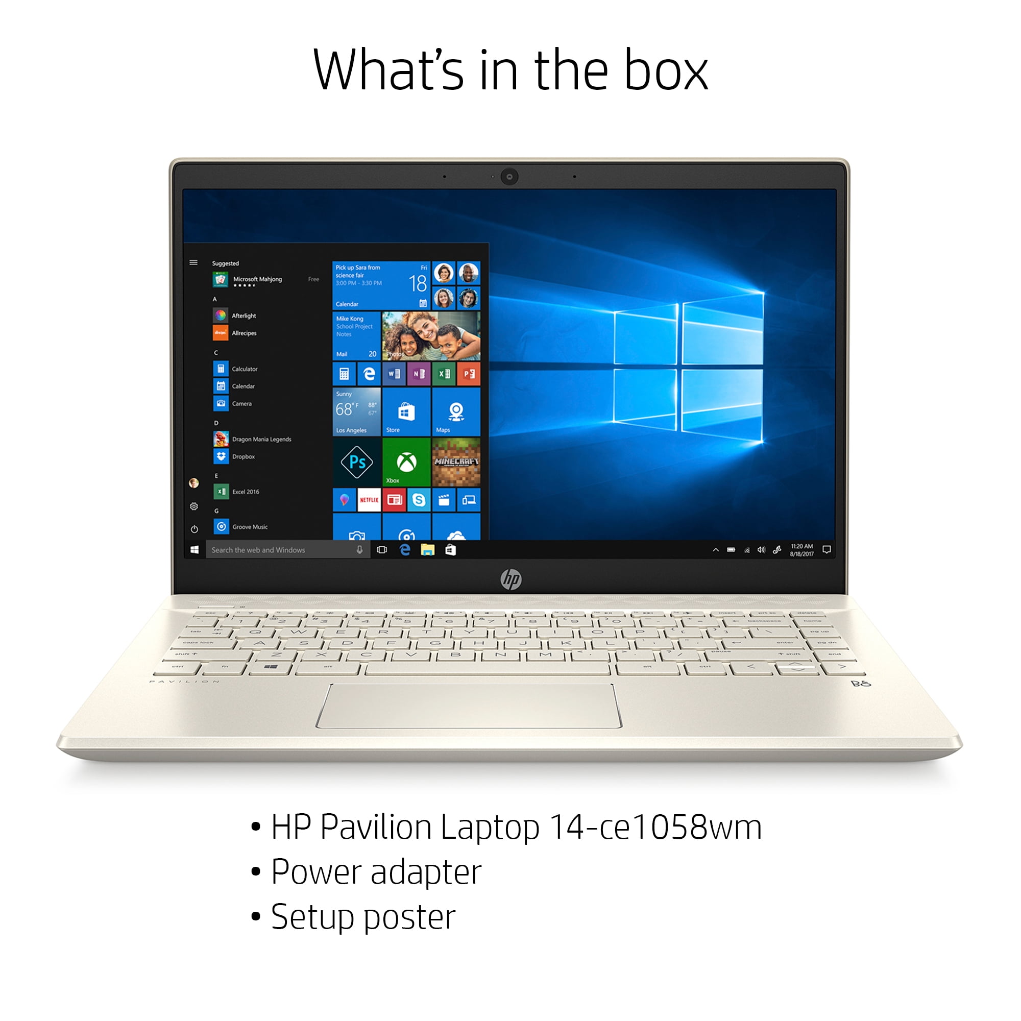 HP Pavilion 14, FHD Mico-Edge Display, Intel Core Core i5-8265U