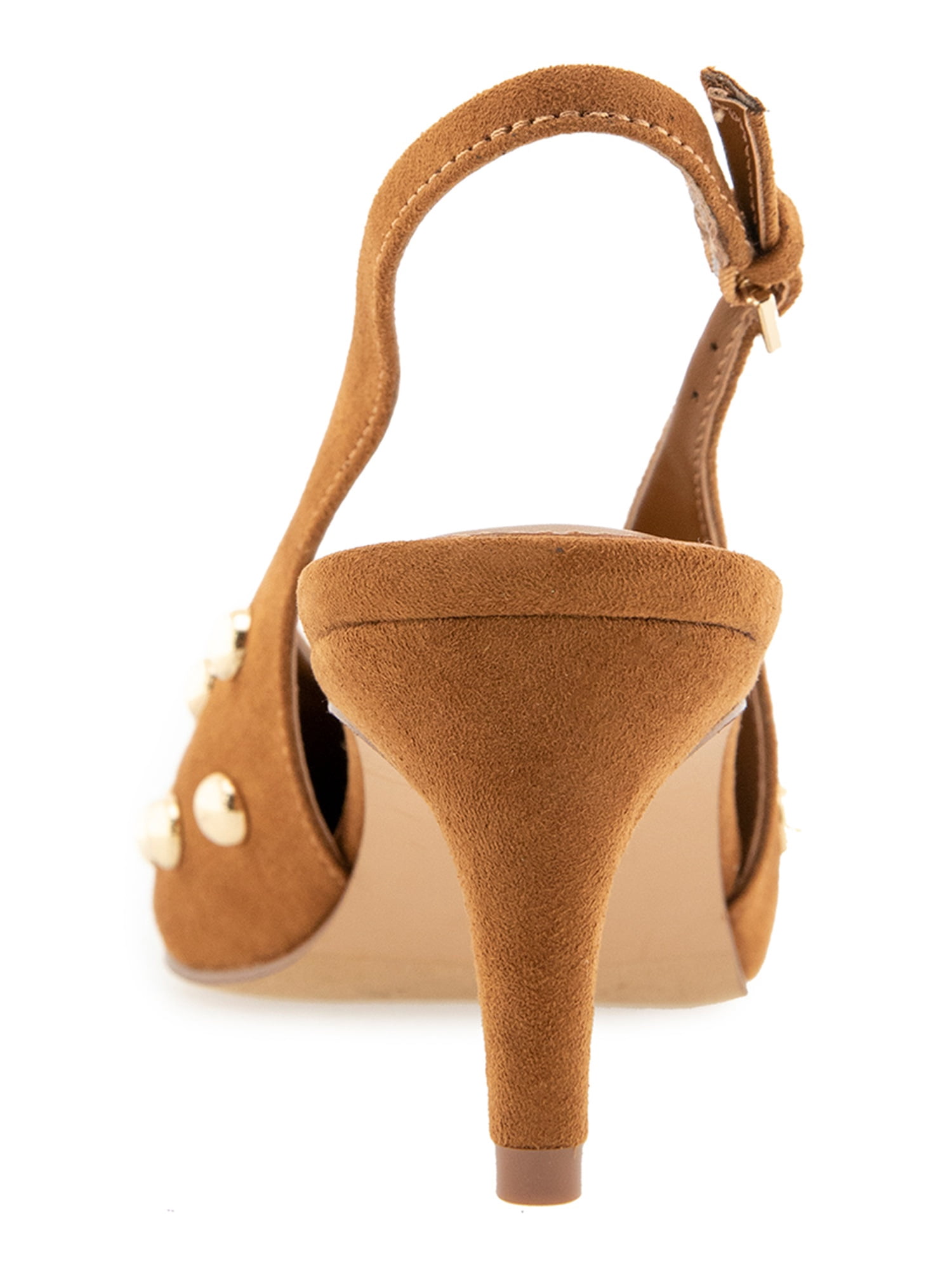 RM by Rebecca Minkoff Women's Leena Studded Pointed Toe Slingback Heel