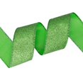 thumbnail image 2 of Cinta decorativa VATIN con borde metálico con purpurina verde, 6,35 cm x 9,1 m, 2 of 5