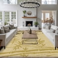 thumbnail image 3 of Vintage Bamboos Area Rugs 6'x9', Washable Small Throw Rugs for Kitchen Dining room, Ink Painting Retro Art Rustic Indoor Outdoor Rug Non-Slip Low Pile Carpet Runner Reversible Floor Mats, 3 of 8
