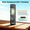 thumbnail image 5 of BN59-01432A Rechargeable Solar Voice Remote Replacement for Samsung TV Remote with Bluetooth, Compatible with Samsung Neo QLED S90D 4 K 8K HDR Ultra HD Smart  TV, VG-TM2360E 2023 Model, Black, 5 of 8