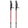 thumbnail image 4 of Bastones De Senderismo Para Acampar, Duraderos Para Usar Bastones De Trekking Con Punta De Poste De Acero De Tungsteno Para El Hogar Para Acampar Cergrey Rojo, 4 of 8