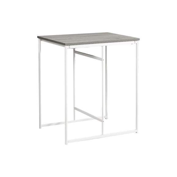 Monarch Specialties Dining Table, 32" Rectangular, Counter Height, Small, Laminate Top, Kitchen, Black Laminate, Black Metal, Contemporary, Modern