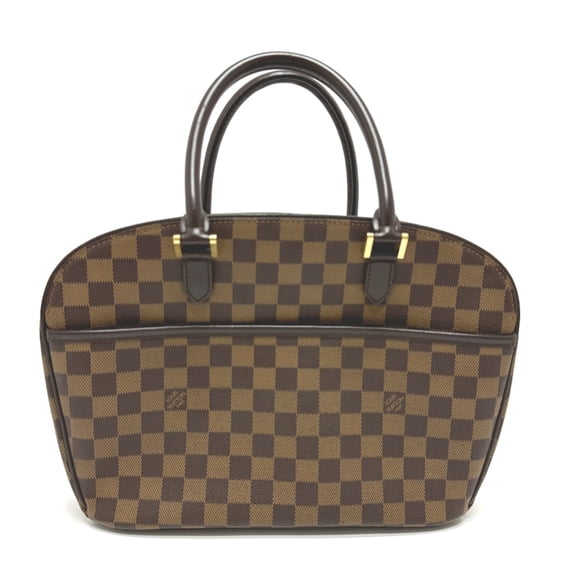 Pre-Owned Louis Vuitton N51282 Damier Bag Hand Bag Ebene Brown (Fair)