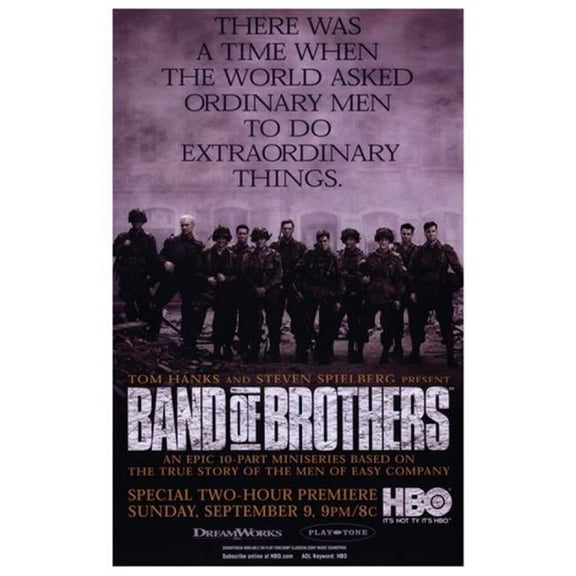 Pop Culture Graphics MOV195989 Band of Brothers Movie Poster, 11 x 17