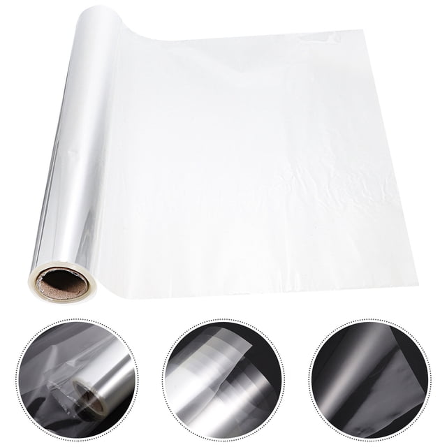 Minkissy Flower Wrapping Paper Transparent Cellophane Roll for DIY Floral Packing