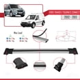 thumbnail image 3 of Compatible with Ford Transit/Tourneo Connect 2002-2013 FLY Model Car Roof Rack Cross Bar Grey Aluminium 4 Bars, 3 of 7