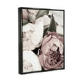 thumbnail image 3 of Budding Peony Petals Close Up Botanical & Floral Photograph Jet Black Framed Art Print Wall Art, 3 of 6