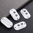 thumbnail image 4 of 8pcs Caster Stainless Steel for 360 Degree Rotation Paste Swivel Wheel Sticky Pulley, 4 of 10