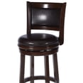 thumbnail image 3 of Ergode 46829-VV 29" Augusta Swivel Stool, Cappuccino with Dark Brown PU, 3 of 4