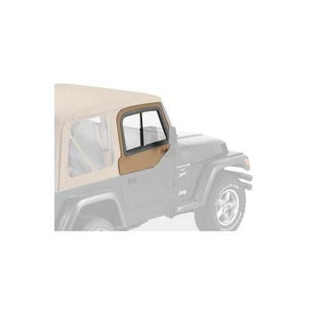 - Bestop 51787-37 Jeep Wrangler Upper-Door Sliders, Spice